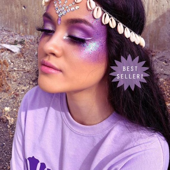 royal purple hexagonal face/body glitter - Picture 6 of 8